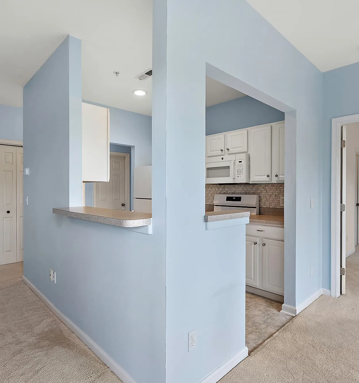 Inside the property