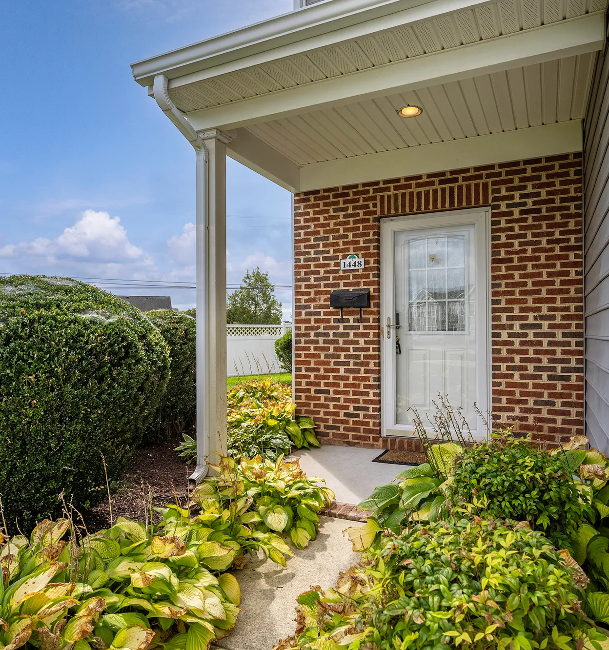 Outside the property